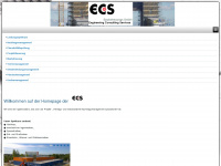 ecs-engineering.de Webseite Vorschau
