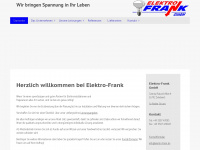 elektro-frank.de Webseite Vorschau