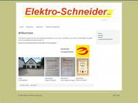 elektro-schneider-vetschau.de Webseite Vorschau