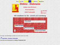 elektro-wohmann.de Webseite Vorschau