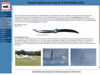 elster-modellbau.de Webseite Vorschau