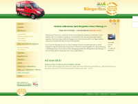 buergerbus-hoherflaeming.de Webseite Vorschau