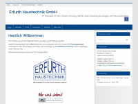 erfurth-haustechnik.de Webseite Vorschau
