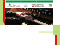 orgelklang.de Webseite Vorschau