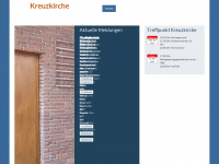 kreuzkirche-huels.de Webseite Vorschau