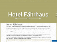 faehrhaus-seminarhotel.de Webseite Vorschau