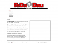 feba-bau.de Webseite Vorschau