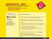 feuerschutz-haff.de Webseite Vorschau
