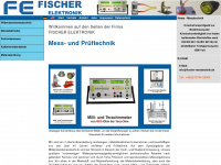 fischer-messtechnik.de Webseite Vorschau