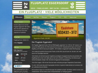 flugplatz-eggersdorf.de Webseite Vorschau