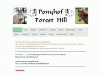 forest-hill.de Webseite Vorschau