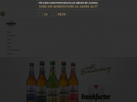 frankfurter-brauhaus.de Webseite Vorschau