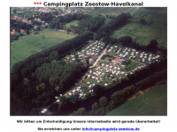 campingplatz-zeestow.info Webseite Vorschau