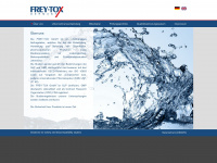 frey-tox.de Webseite Vorschau