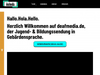 deafmedia.de Webseite Vorschau
