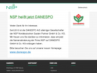nsp-saaten.de Webseite Vorschau