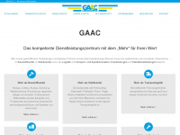 gaac.de Webseite Vorschau