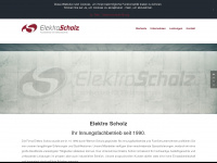 elektroscholz.com Webseite Vorschau