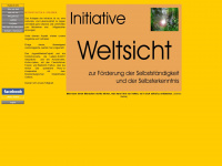weltsicht.info Webseite Vorschau