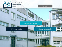 grafvonarco-schule.de Webseite Vorschau