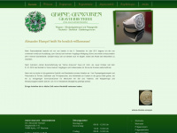 gruene-gravuren.de Webseite Vorschau