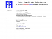 schrauben-hoppe.de Webseite Vorschau