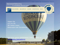 spreewald-ballooning.de Webseite Vorschau