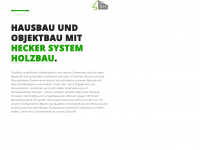 hecker-system-holzbau.de Webseite Vorschau