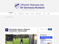 germania-ruhland.de Webseite Vorschau