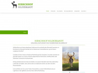 hirschhof-hildebrandt.de Webseite Vorschau