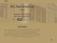 hl-hausverwaltung.de Webseite Vorschau
