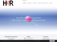 hmr-elektro.de Webseite Vorschau
