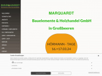 holz-marquardt.de Webseite Vorschau