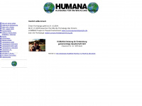 humana-de.org Webseite Vorschau