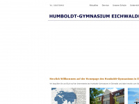humboldt-gymnasium-eichwalde.de Webseite Vorschau