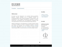 duhme-rae.de Webseite Vorschau