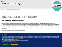 cdu-hennigsdorf.de Webseite Vorschau