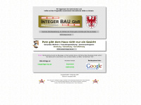 integer-bau.de Webseite Vorschau