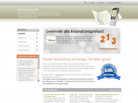handyortung.info Webseite Vorschau
