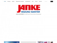 janke-heizungsbau.de Webseite Vorschau
