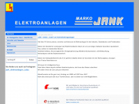 jank-elektro.de Webseite Vorschau