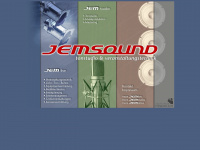 jemsound.de Webseite Vorschau