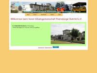 bahnhof-rheinsberg.de Webseite Vorschau