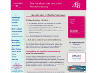 rechtschreibung-handbuch.de Webseite Vorschau