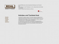 kahnbau-koal.de Webseite Vorschau