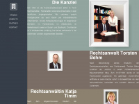 kanzlei-behm.de Webseite Vorschau
