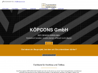koepcons.de Webseite Vorschau