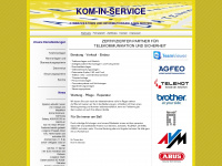 kom-in-service.de Webseite Vorschau