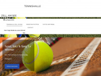 tennishalle-zell.at Webseite Vorschau