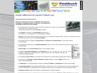 postbuch.at Webseite Vorschau